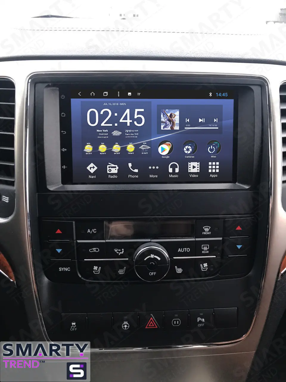 Jeep Grand Cherokee installed Android
